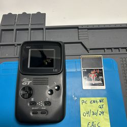 PC Engine GT with original screen, recapped and completely washed with 1 game 