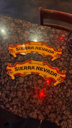 2 large Sierra Nevada Beer Stickers 