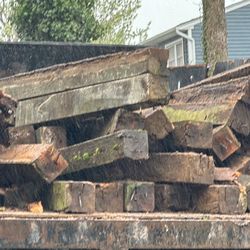 Free  Used Pressure Treated 6x6  