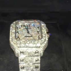 Diamond Cartier Watch 