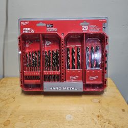 Milwaukee RED HELIX 29 Piece Cobalt Drill Bit Set