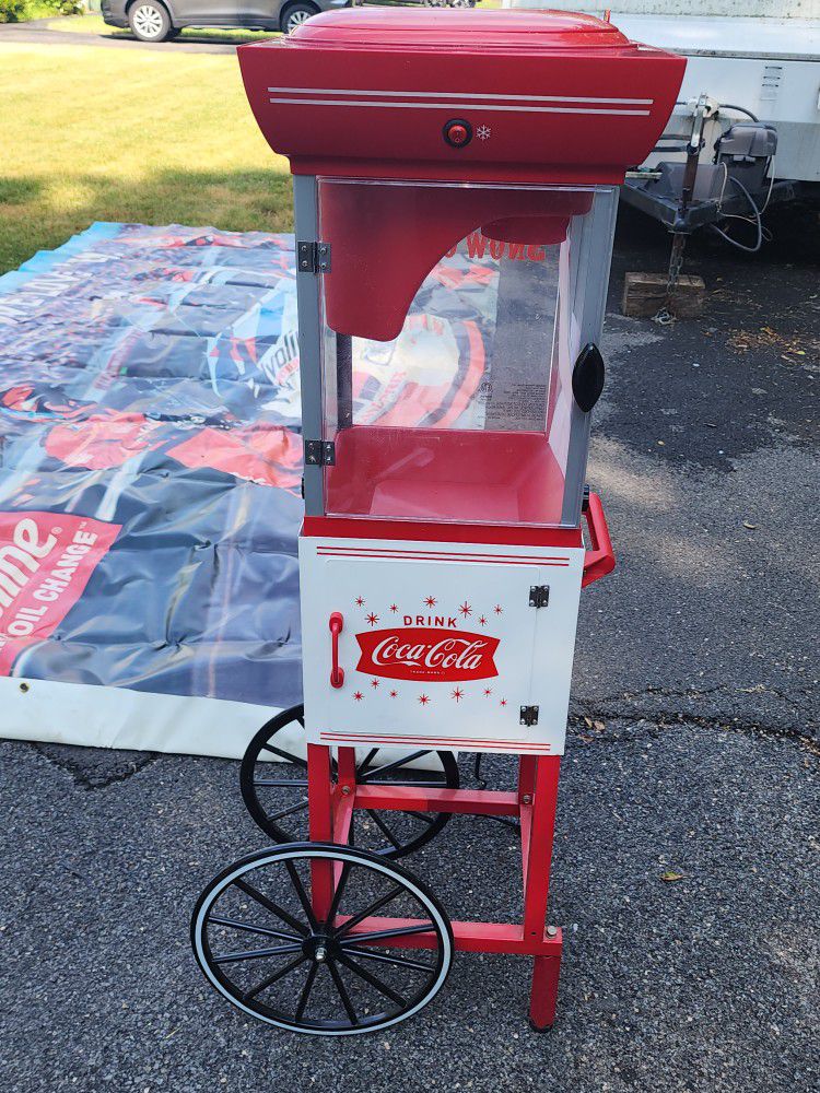 Nostalgic Coca-Cola Snow Cone Cart 