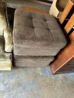 Brown Ottomans