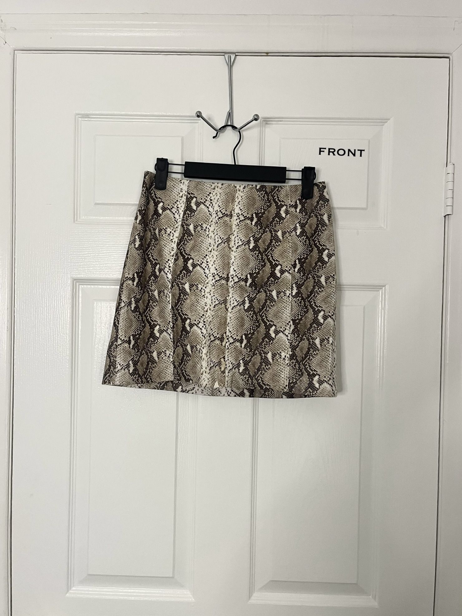 Snake Print Skirt