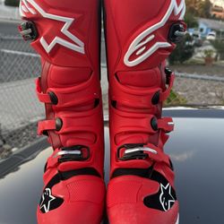 Alpinestar Tech 7 size 12 Red EXCELLENT CONDITION!!!!!!