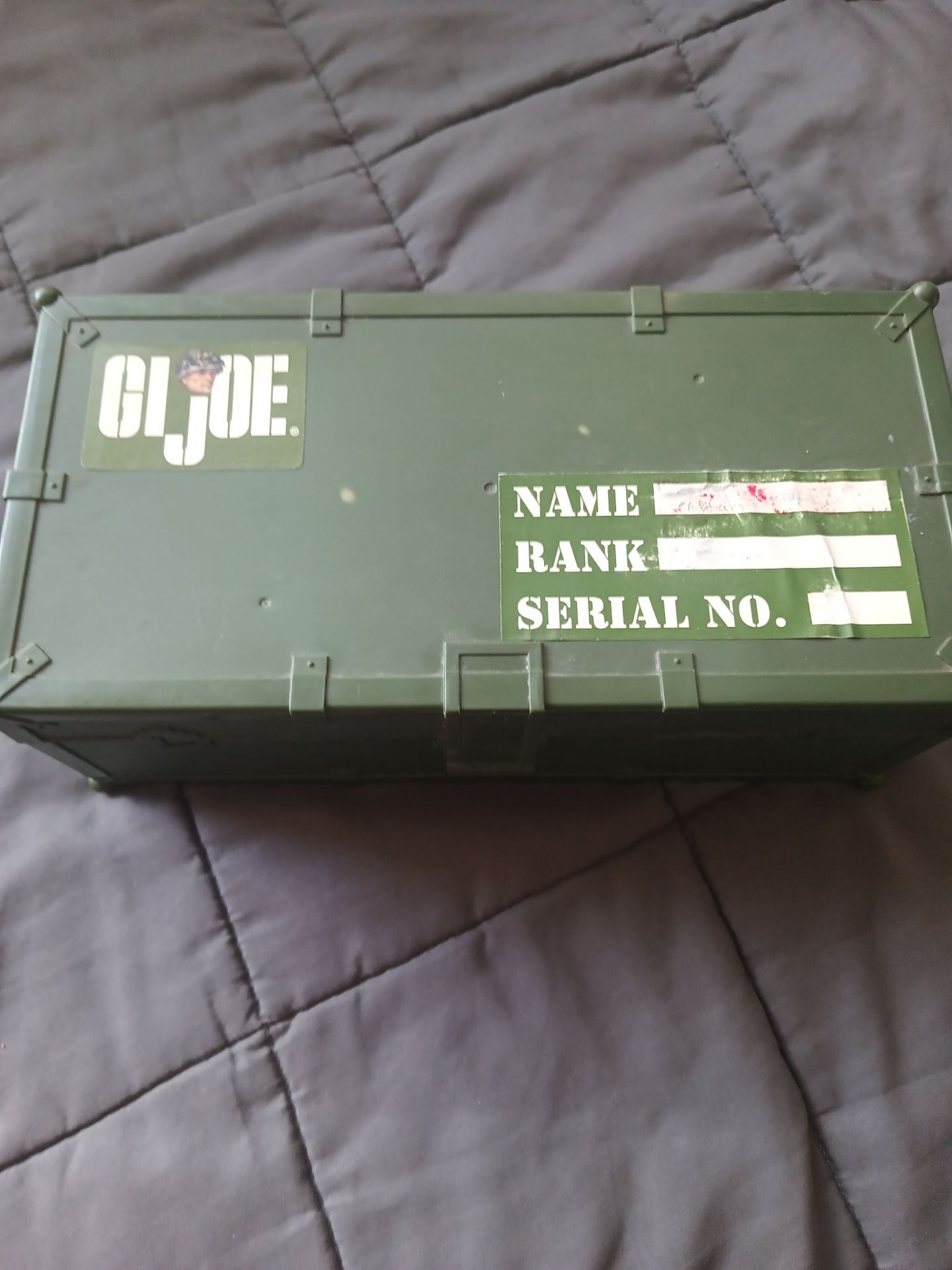 1997 vintage g.I Joe storage carrier storage locker