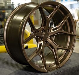 VOSSEN HF-5 SATIN BRONZE. SIZE 19X8.5 20X9 /20X10/ 22X9 / 22X10 /22X12 -24X10 5LUG. CHECK PRICE