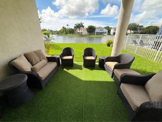 Outdoor Wicker Patio Set