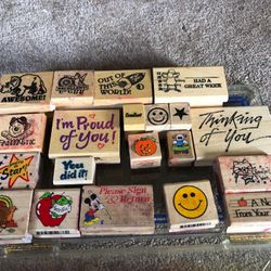 Box Of Teacher Stamps For Children  Taking Offers