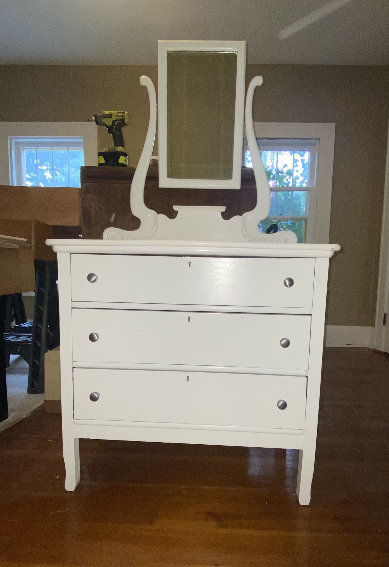 Antique Solid Oak Dresser