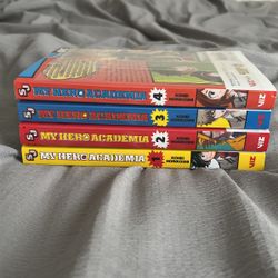 My Hero Academia Volumes 1-4