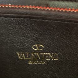 Black Valentino Envelope Wallet In New Condition