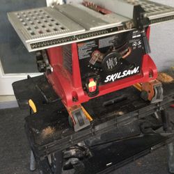 Beautiful  Saw Never Used  Setting Garage  Collect Dust