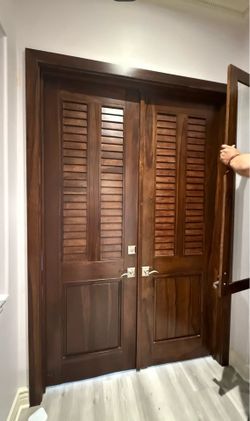 Redwood door 96”