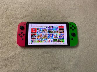 Nintendo Switch OLED MOD with 7500 GAMES