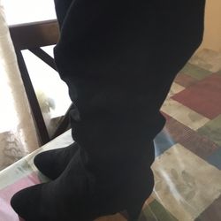 Black Women Boots Size 8