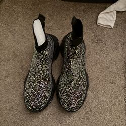 Liliana Genova Rhinestone Sneakers