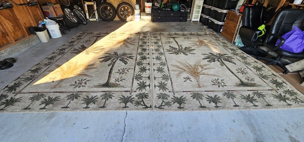 Large Area Rugs Carribean Palms