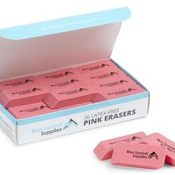 Erasers Blue Summit, For  School,  Office Use,  And Any Ocassion 36 Count 