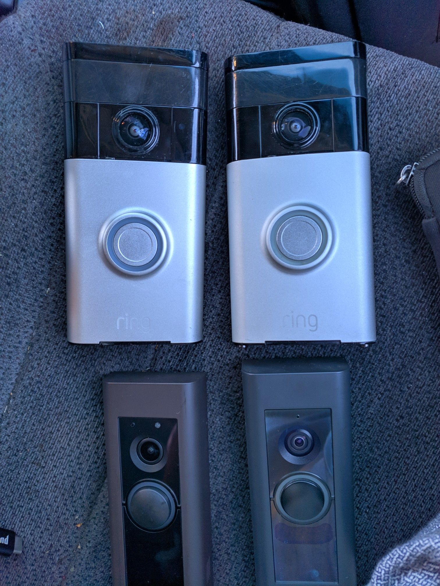 SET OF 4 RING DOORBELL CAMS