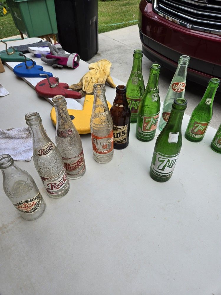 Antique Soda Bottles