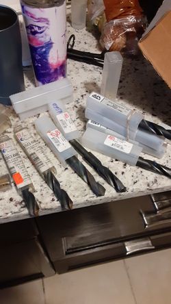 Drill bits, silver and deming drill