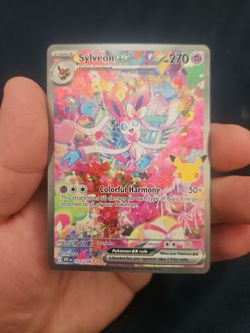 Sylveon ex Pokémon Card 153/128 Secret Rare