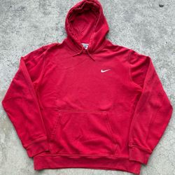 Nike Embroidered Mini Swoosh Pullover Hoodie Sweater