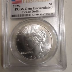 2025 Peace Dollar First Strike 