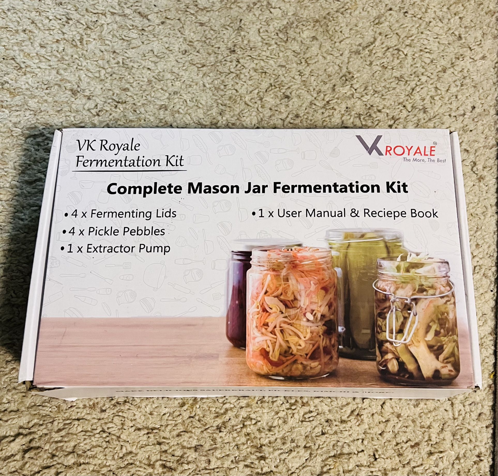 Frementation Kit Mason Jars