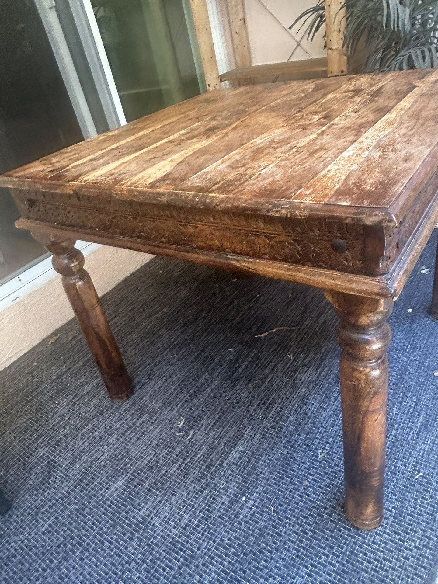 Vintage Wooden Dining Table