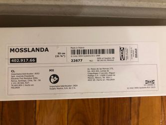 Picture Frame and Mosslanda wall shelves