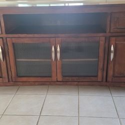 Large Wooden TV Stand