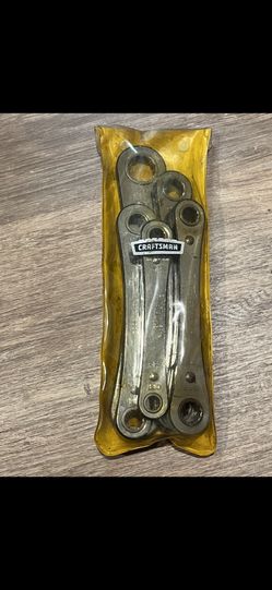 Vintage Craftsman Box End Ratchet Wrench Set
