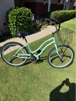 3G Isla Vista Beach Cruiser Bicycle - bike – Adult Cruiser w/ Basket – Rides Great