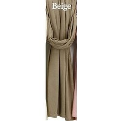 Womens Biege Premium Jersey Hijab