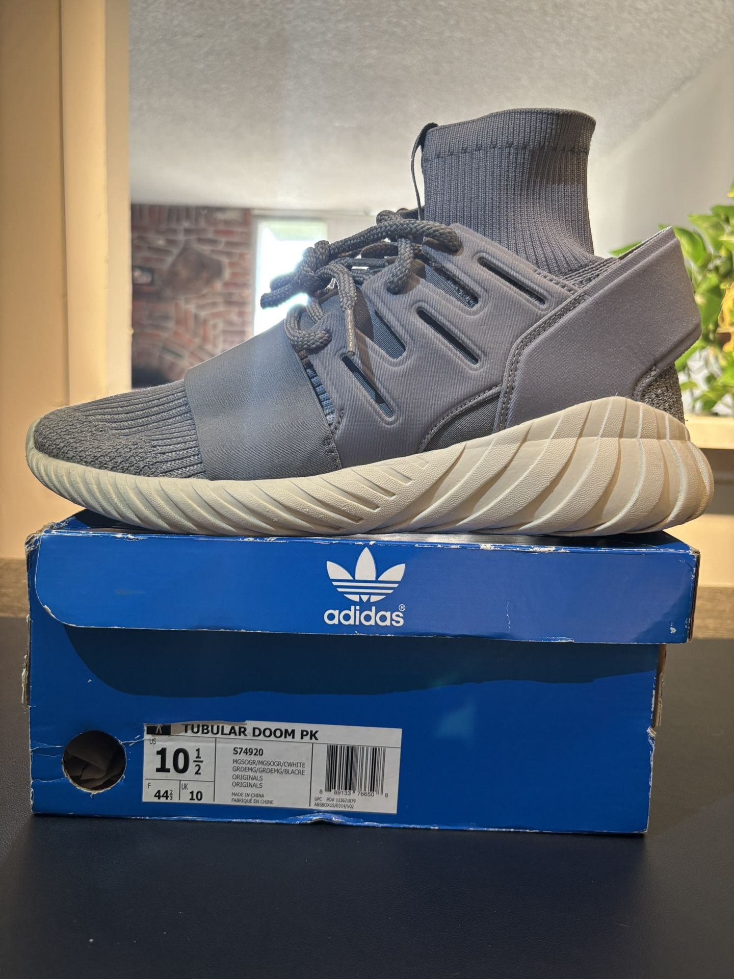 $65 - adidas Tubular Doom prime-knit - Men’s, Sizes 10.5