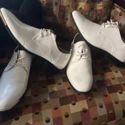 White Men Dress Shoes Size 9