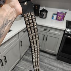 100% Genuine Leather Studded Belt.