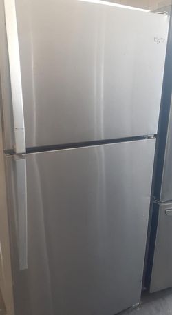Whirlpool Top Mount Stainless Steel Refrigerator Fridge
