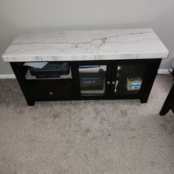 Solid Marble Top Tv Stand For 50 Incch Tv
