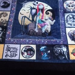 Brand New Nightmare Before Christmas Blanket $25