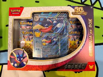 Pokémon TCG Greninja ex Box 30th Celebration