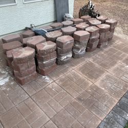 Retaining Wall Blocks  $1.50  97 Pieces $145 Free Delivery $2.89 Plus Tax In Store 