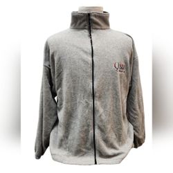 Vintage USA Beijing 2008 Zip Front Fleece Jacket Size XL