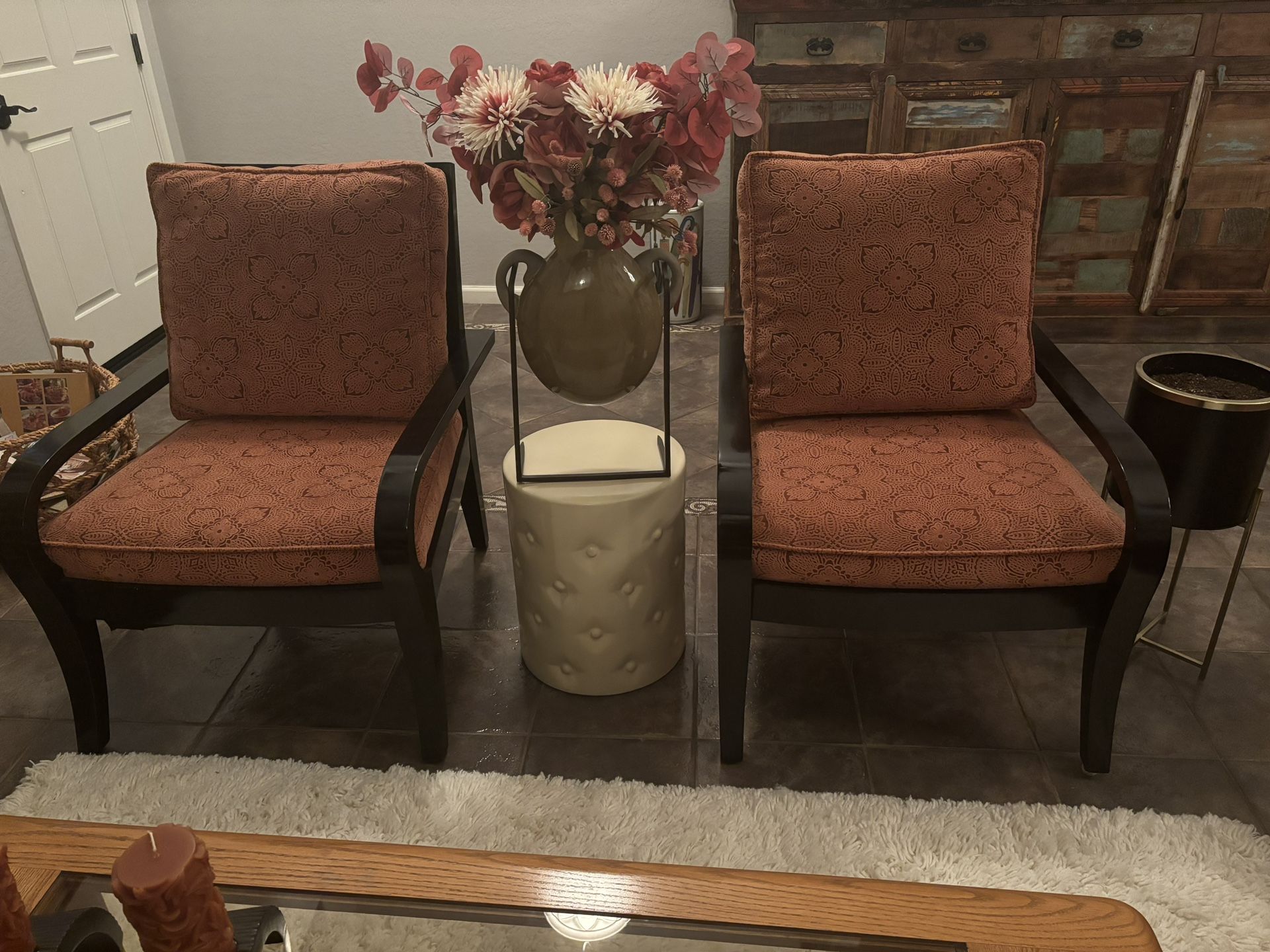 2 Custom Side chairs