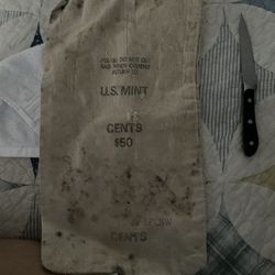 Vintage Canvas Coin Bag