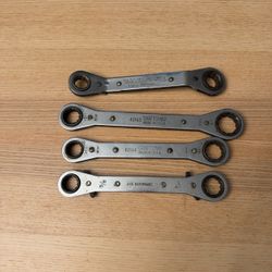 Craftsman & Ace Hardware Ratchet Box Wrenches Set of 4
