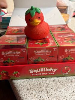 Strawberry Duck Squishy