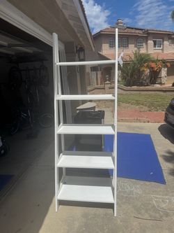White Ladder Bookshelf 5-Tier